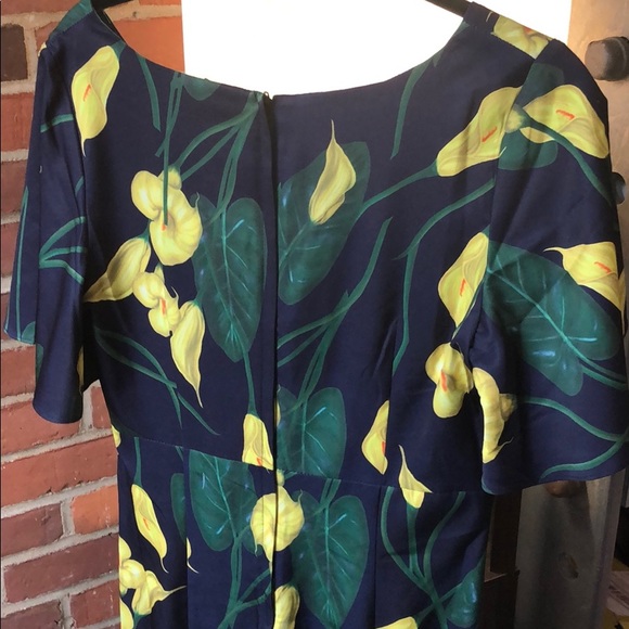 Voodoo Vixen calla Lily 1940s style maxi dress - Picture 6 of 6